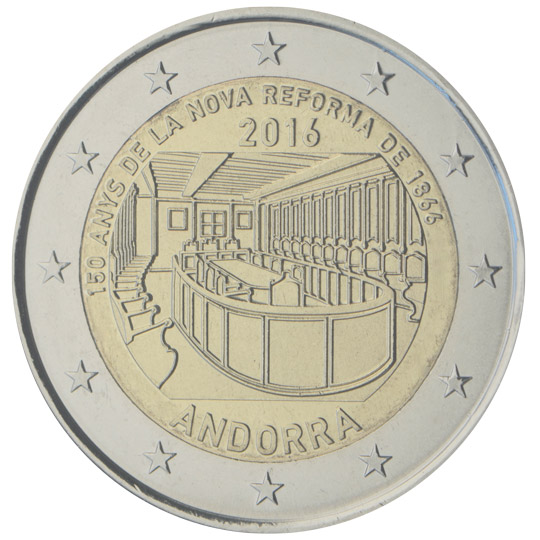 150° anniv. nuova riforma del 1866 - Andorra 2016