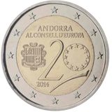 20° anniv. ingresso di Andorra nel Consiglio d'Europa