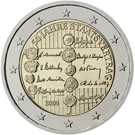 50° anniv. Trattato di Stato austriaco - Austria 2005
