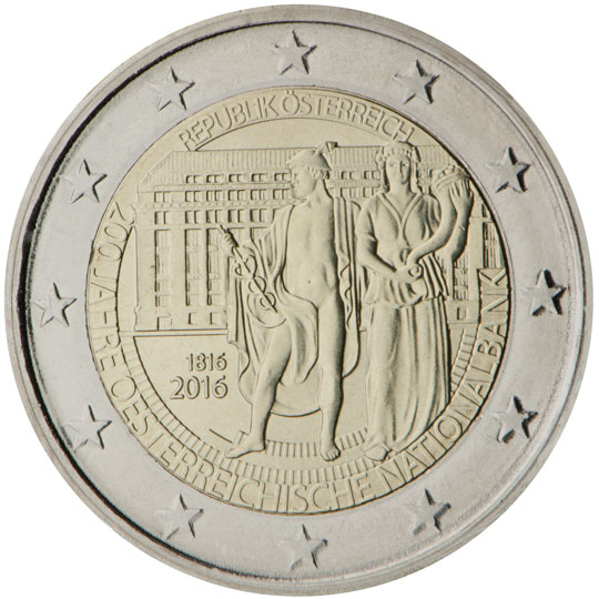 200° anniv. Banca Nazionale Austriaca - Austria 2016