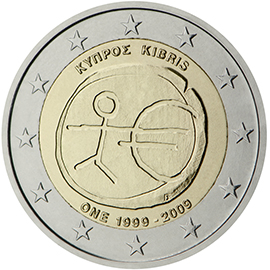 10° anniv. Unione Economica e Monetaria - Cipro 2009