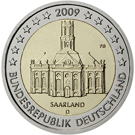 Saarland - Chiesa di San Luigi a Saarbrücken - Germania 2009