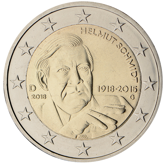 100° anniv. nascita Helmut Schmidt - Germania 2018