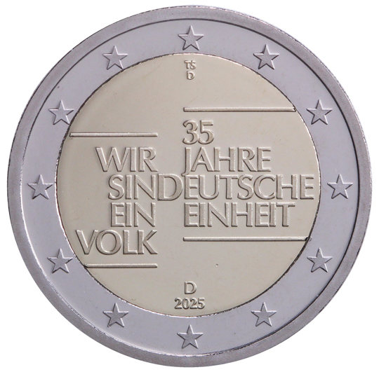35° anniv. riunificazione tedesca - Germania 2025