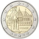 Bremen - Municipio di Brema e statua di Orlando