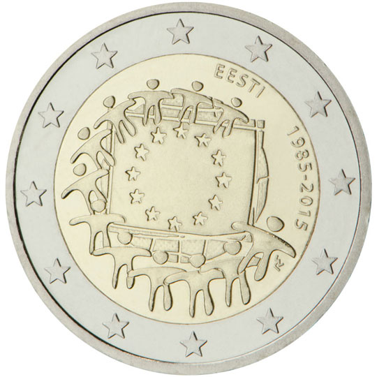 30° anniv. bandiera europea - Estonia 2015