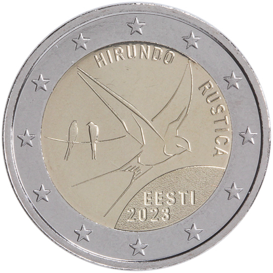 L'uccello nazionale dell'Estonia: la rondine - Estonia 2023