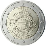 10 anni di banconote e monete in euro
