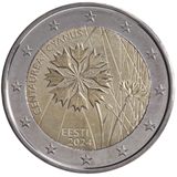 Il fiore nazionale dell'Estonia: il fiordaliso