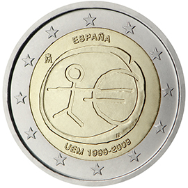 10° anniv. Unione Economica e Monetaria - Spagna 2009