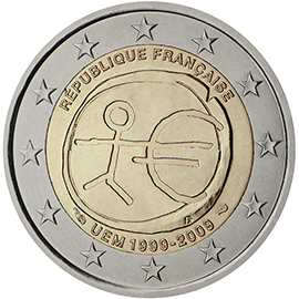 10° anniv. Unione Economica e Monetaria - Francia 2009