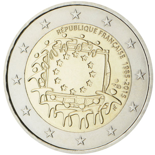 30° anniv. bandiera europea - Francia 2015