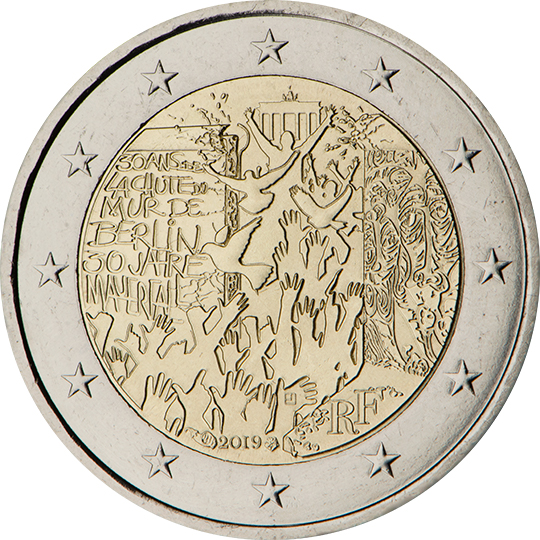 30° anniv. Caduta muro di Berlino - Francia 2019