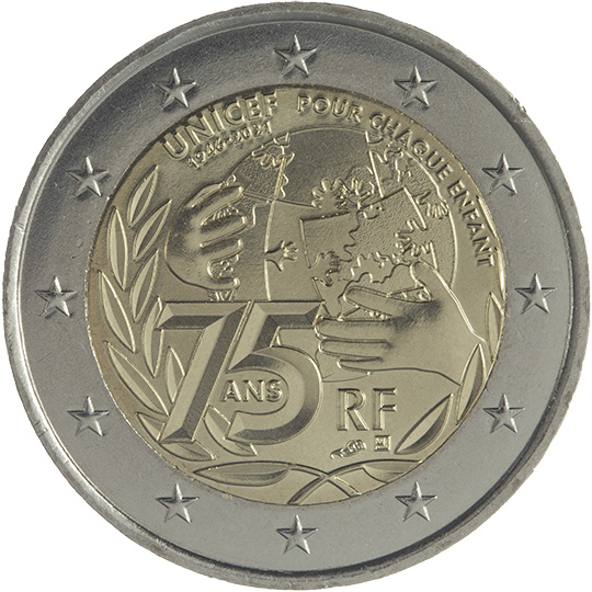 75° anniv. UNICEF - Francia 2021