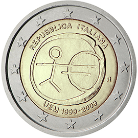 10° anniv. Unione Economica e Monetaria - Italia 2009