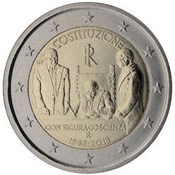 70° anniv. Costituzione Italiana - Italia 2018