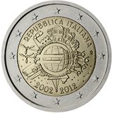 10 anni di banconote e monete in euro