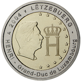 Monogramma del Granduca Henri - Lussemburgo 2004