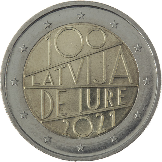 100° anniv. riconoscimento de iure della Repubblica di Lettonia - Lettonia 2021