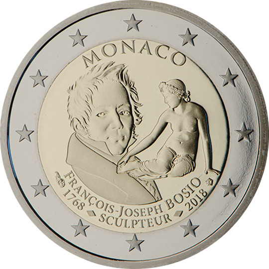 250° anniv. nascita di François-Joseph Bosio - Monaco 2018