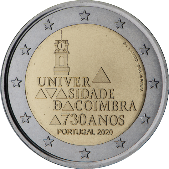 730° anniv. Università di Coimbra - Portogallo 2020