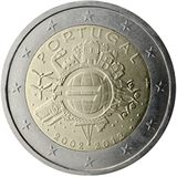 10 anni di banconote e monete in euro