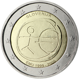 10° anniv. Unione Economica e Monetaria - Slovenia 2009