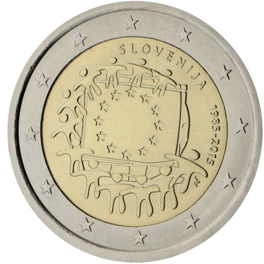 30° anniv. bandiera europea - Slovenia 2015