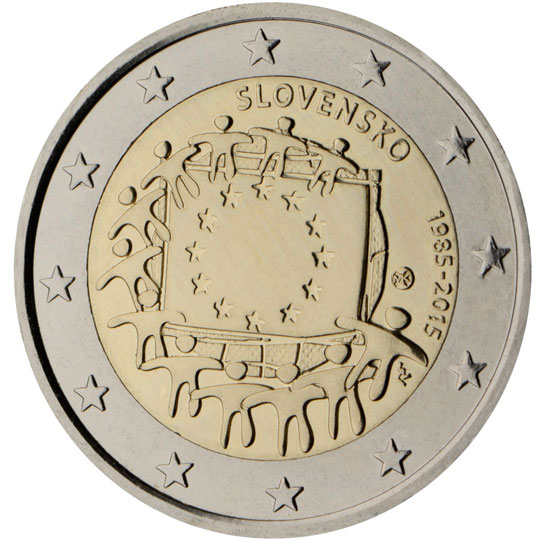30° anniv. bandiera europea - Slovacchia 2015