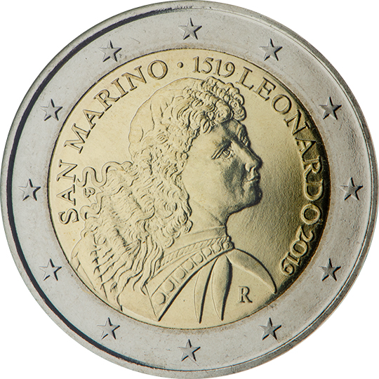 500° anniv. morte Leonardo da Vinci - San Marino 2019