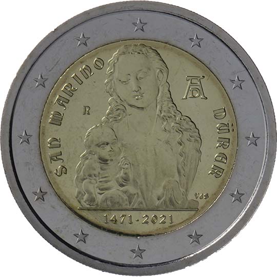 550° anniv. nascita Albrecht Dürer - San Marino 2021